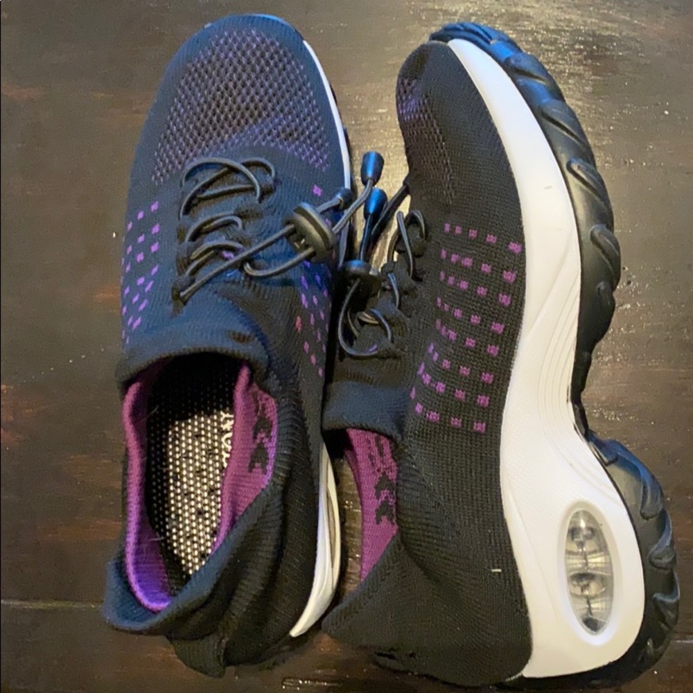 Black sneakers